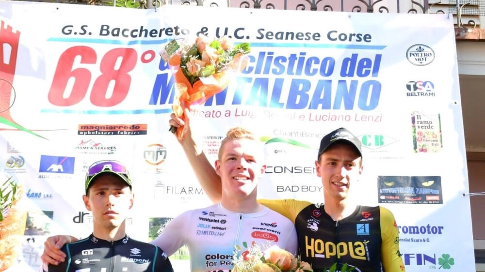 Il podio 2024 del Giro del Montalbano