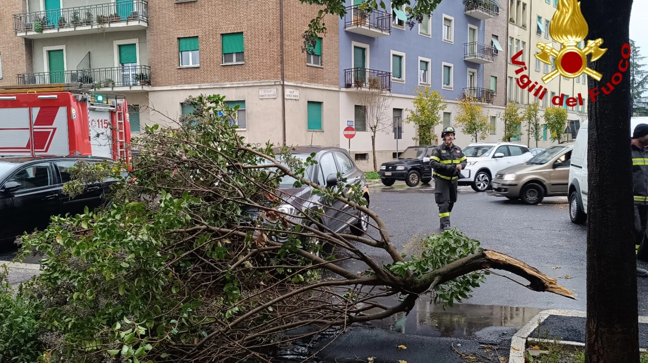 Maltempo Umbria, interventi dei vigili del fuoco fra Terni e Narni