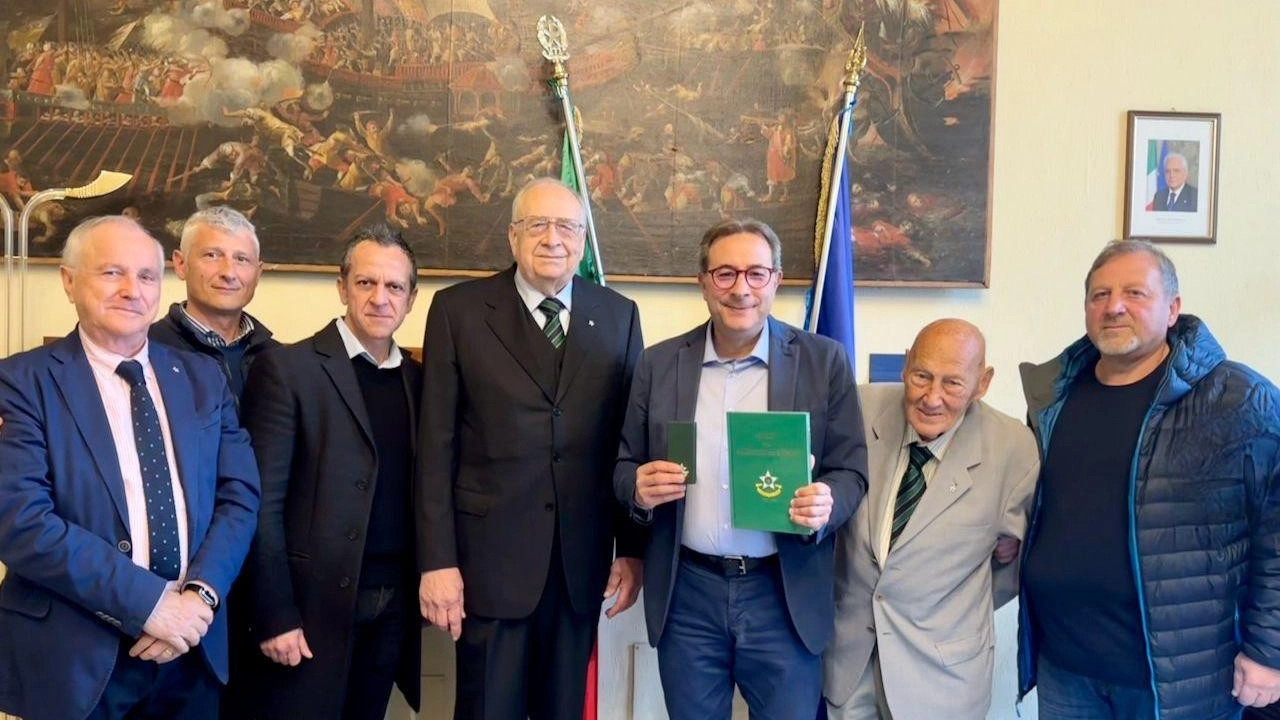 Incontro con il prefetto Aprea per Andrea Adorni, Alessandro Sboro e Angelo Verzanini .