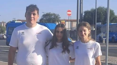Niccolò Mazzuoli, Ginevra Landi e Vittoria Capuccini hanno difeso i colori della Toscana nella Coppa delle Regioni Niccolò Mazzuoli, Ginevra Landi e Vittoria Capuccini hanno difeso i colori della Toscana nella Coppa delle Regioni