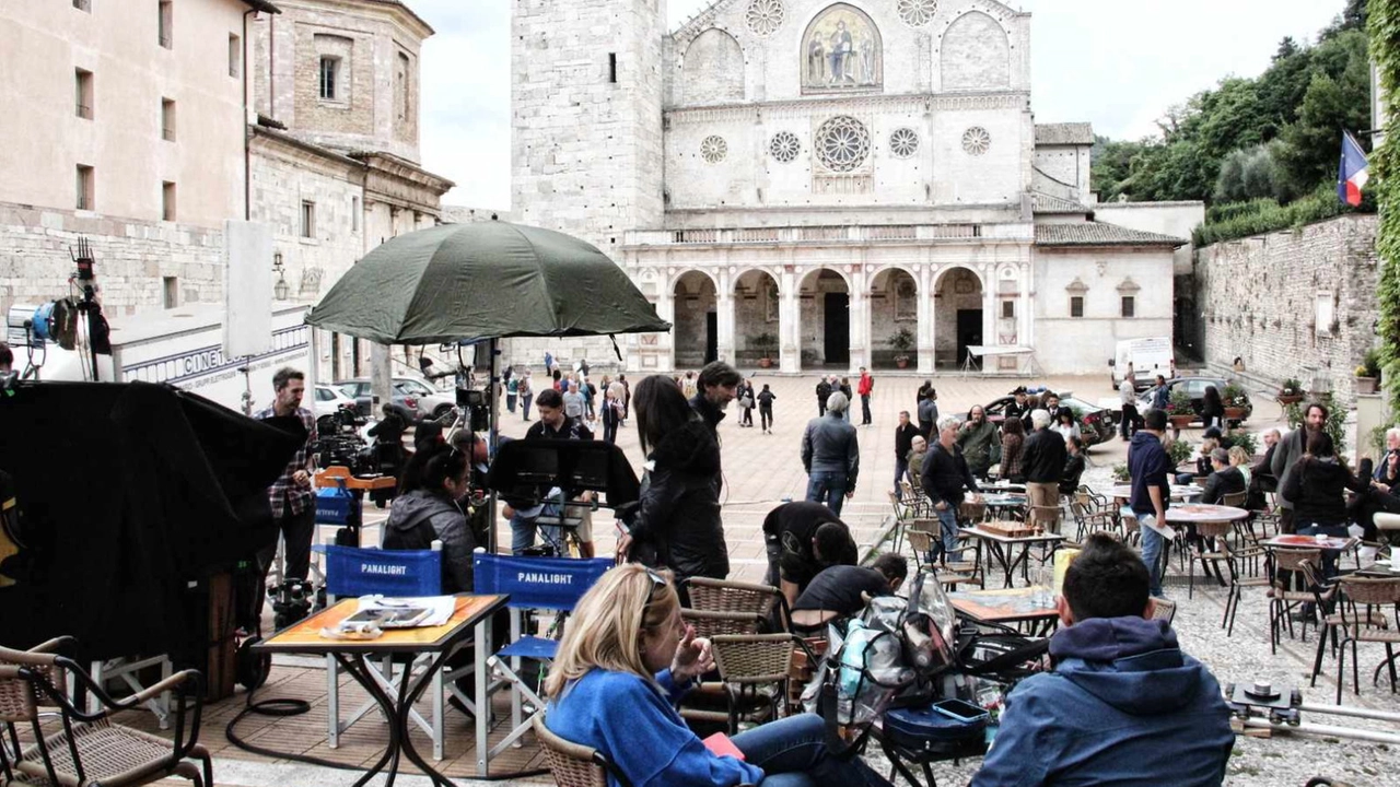 Le riprese di don Matteo a Spoleto Le riprese di don Matteo a Spoleto