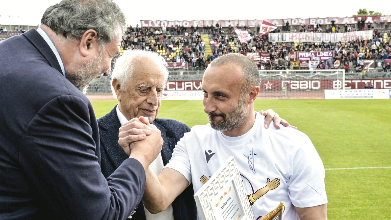 L'ultima partita del capitano Andrea Luci, ritiratosi a 40 anni