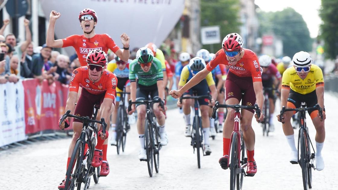 Dominio del Team Vangi Calenzano al Giro del Medio Po: Sgherri trionfa