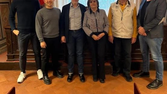 Da sinistra, Taddei, Pannocchia, Giglioli, Matteoli, Mastroianni e Baldi