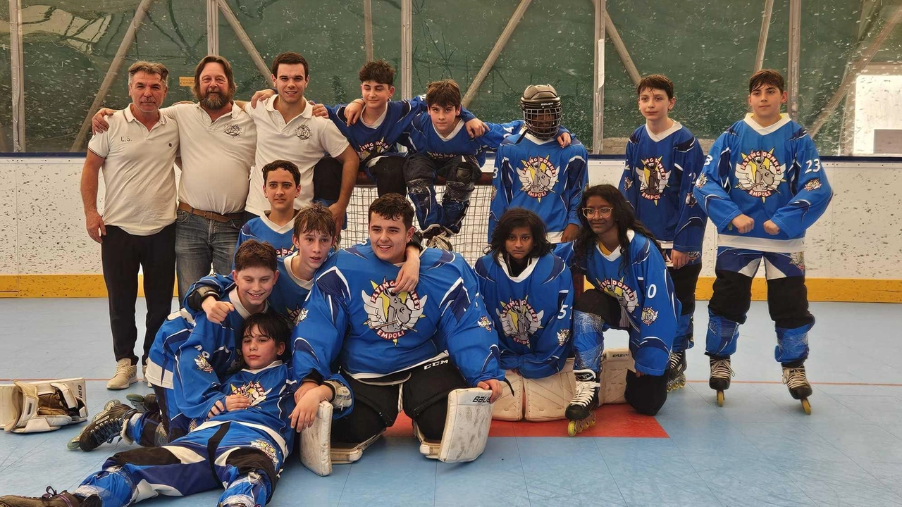 Il gruppo Under 14 dell’Hockey Empoli, vice campione d’Italia di categoria Il gruppo Under 14 dell’Hockey Empoli, vice campione d’Italia di categoria