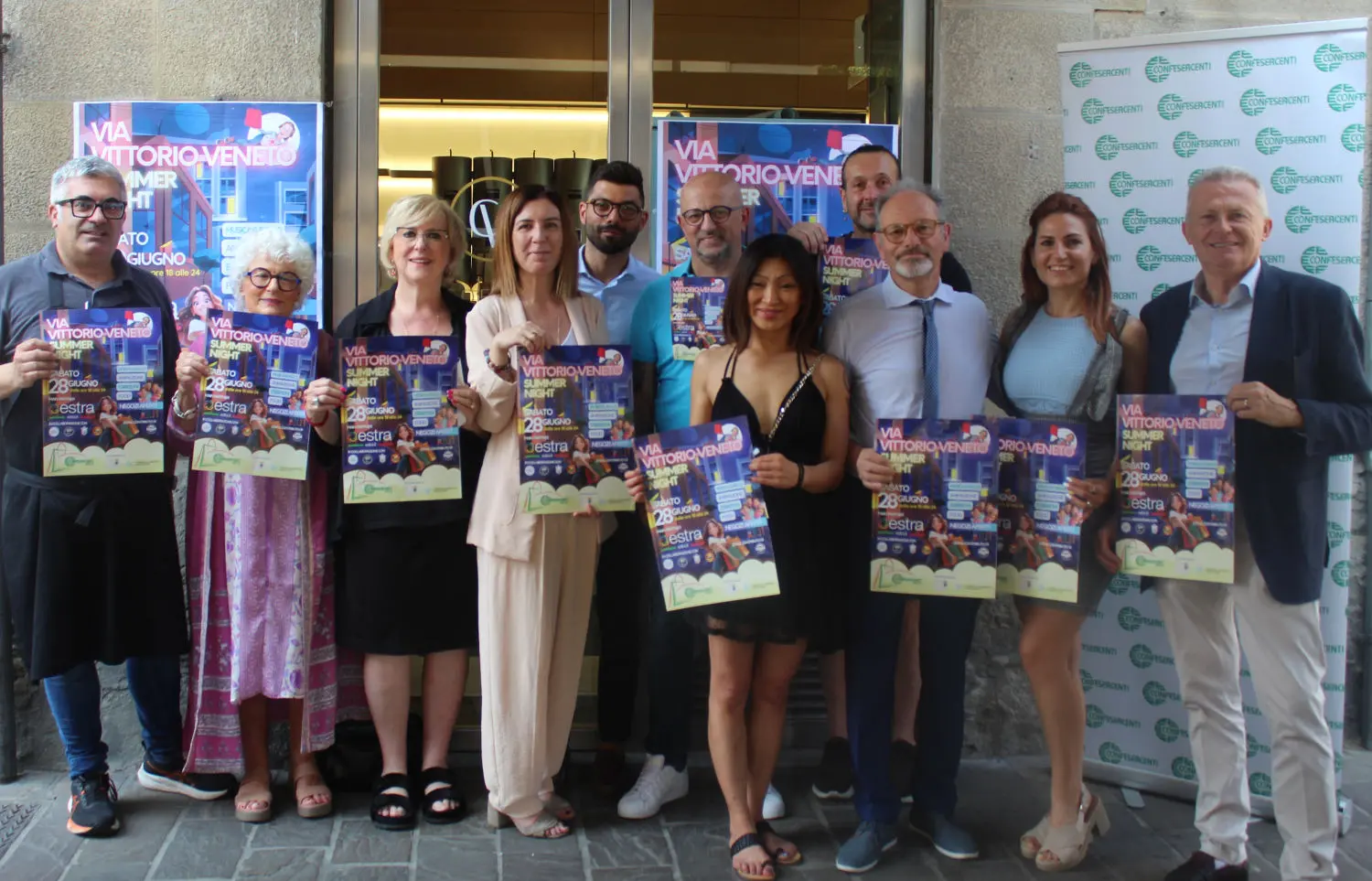 Via Vittorio Veneto summer night: sabato 28 giugno