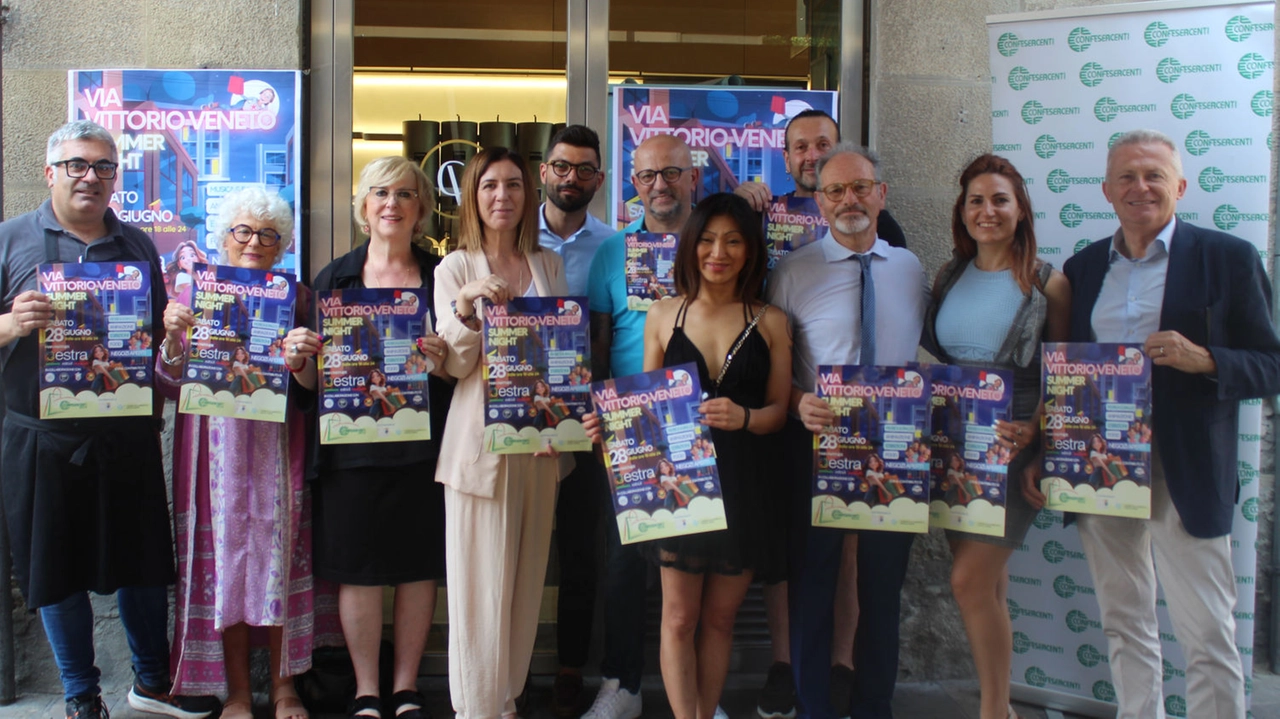 Via Vittorio Veneto summer night: sabato 28 giugno