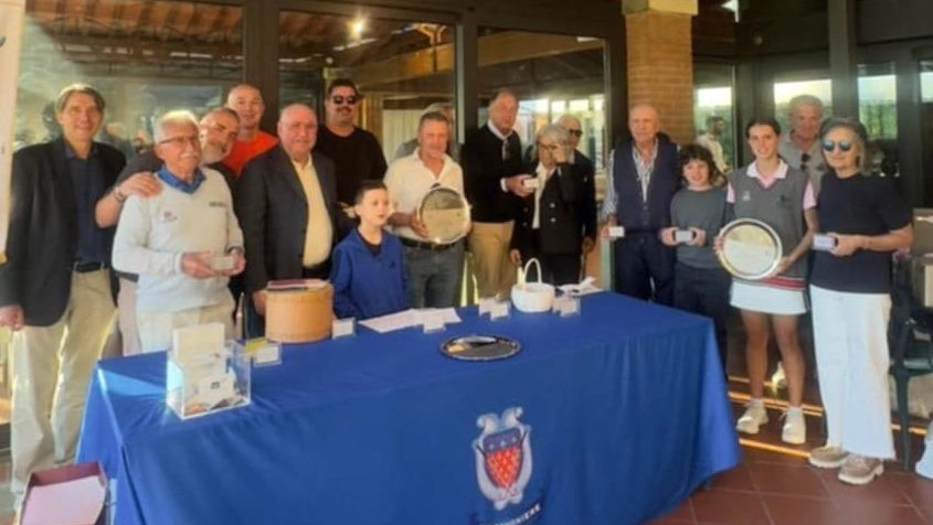 La premiazione del Trofeo Pitigliani di golf