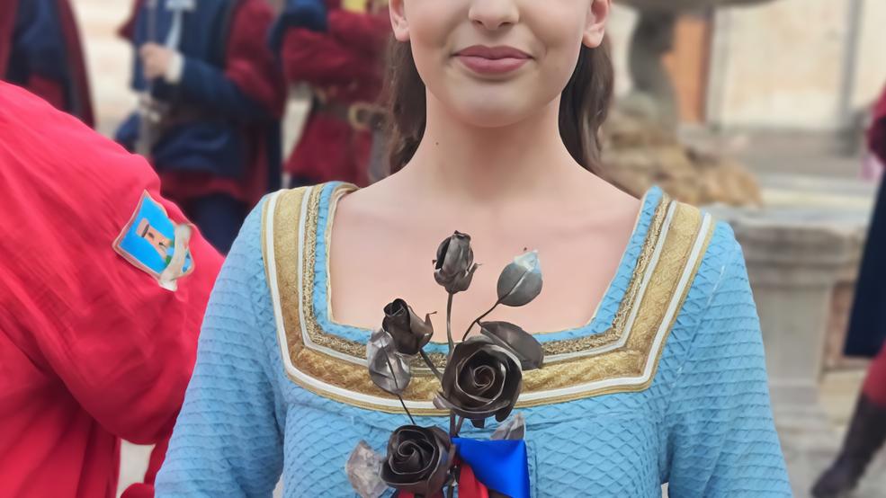 Ecco ’Madonna Primavera’. Francesca Berretti, 14 anni è il volto del Calendimaggio