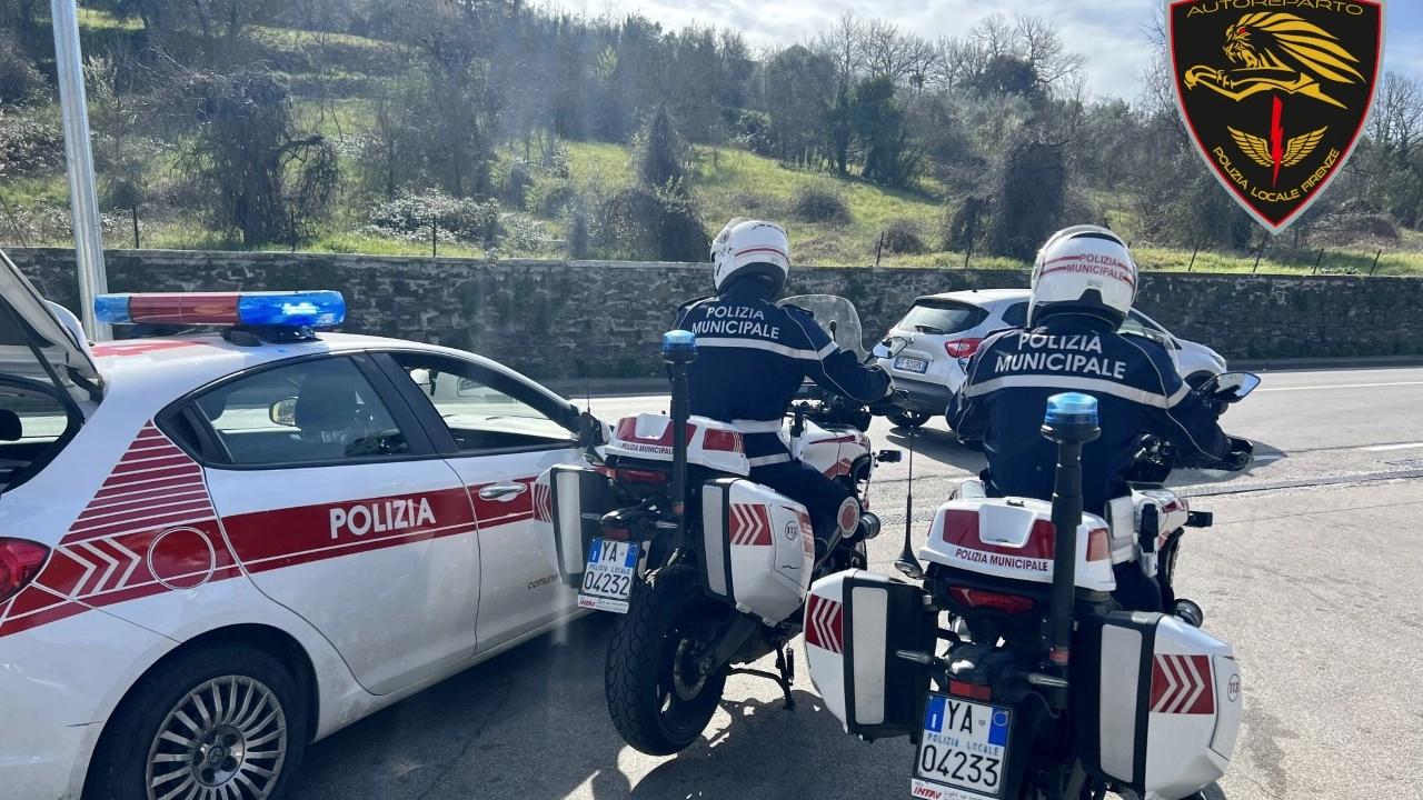 La polizia municipale di Firenze