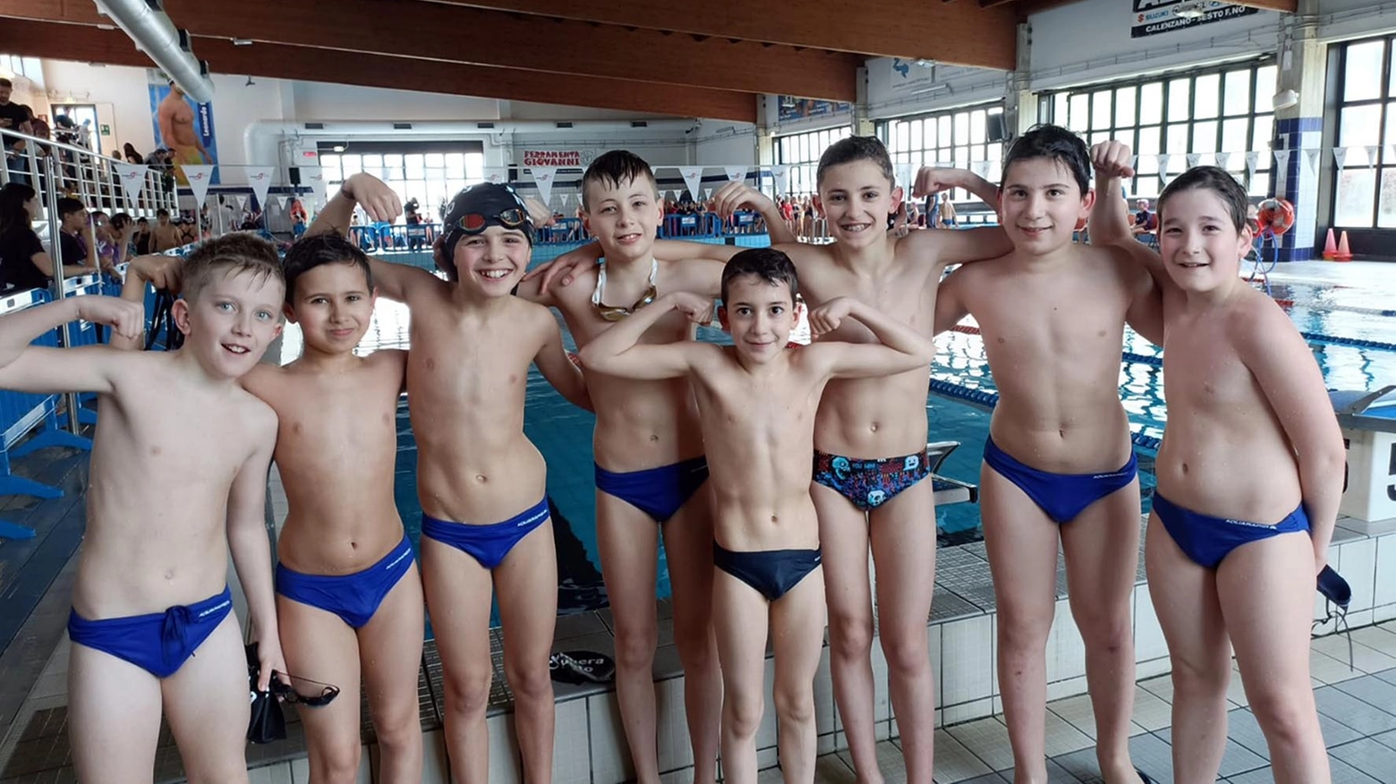 I giovani nuotatori della società aretina hanno centrato sei primi posti, cinque secondi posti e quattro terzi posti