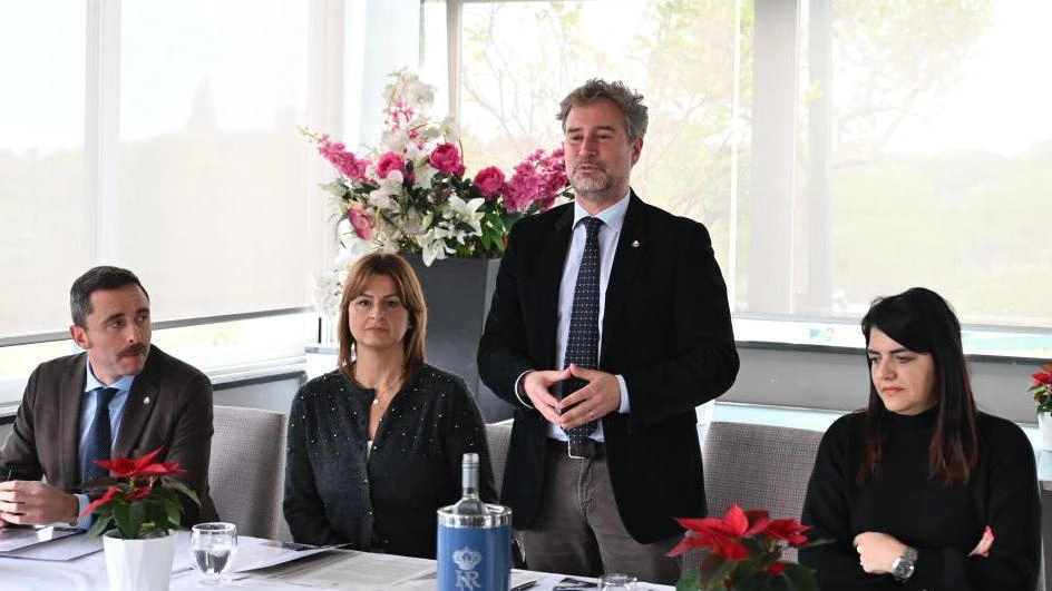 Il sindaco Mario Pardini con gli assessori Barsanti, Granucci e Pisano Il sindaco Mario Pardini con gli assessori Barsanti, Granucci e Pisano