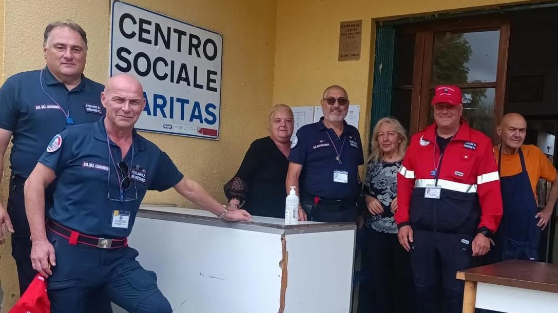 Solidarietà durante il campo scuola di Protezione civile Solidarietà durante il campo scuola di Protezione civile