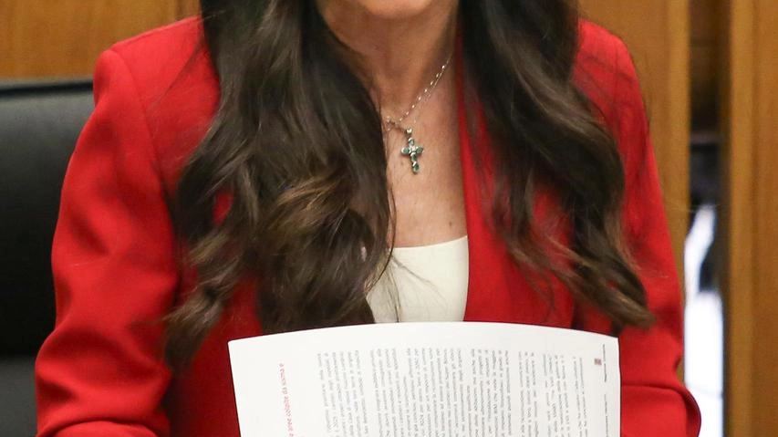 La presidente Stefania Proietti