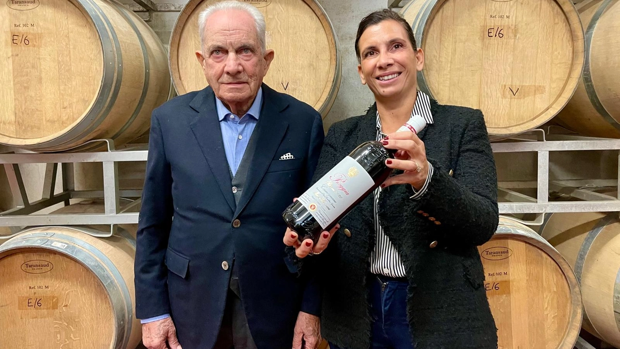 Mauro e Silvia Vannucci con il Piaggia 2020 riserva