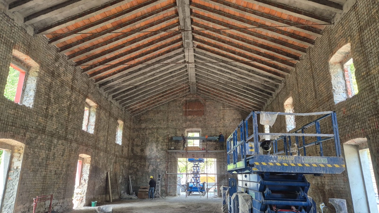 Il cantiere per la realizzazione dell’auditorium alla Foce: la sede sarà pronta entro l’autunno del 2026 per il taglio del nastro Il cantiere per la realizzazione dell’auditorium alla Foce: la sede sarà pronta entro l’autunno del 2026 per il taglio del nastro