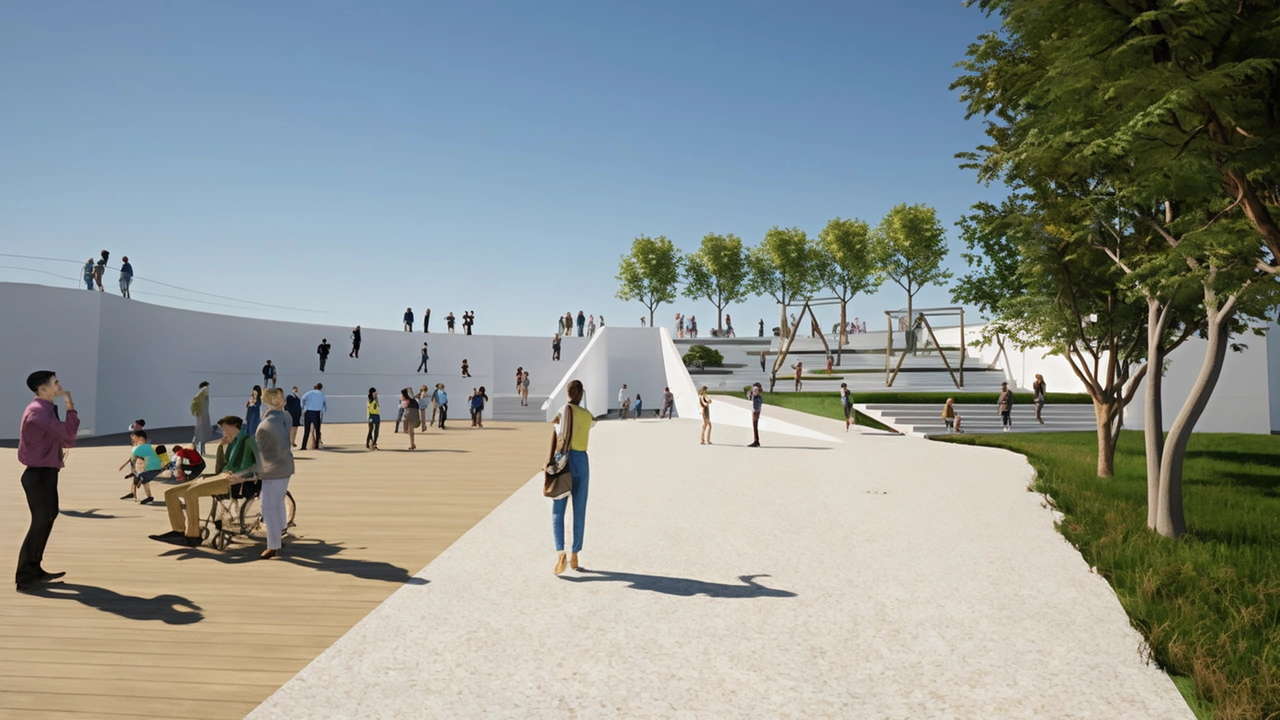 Il rendering del progetto di riqualificazione