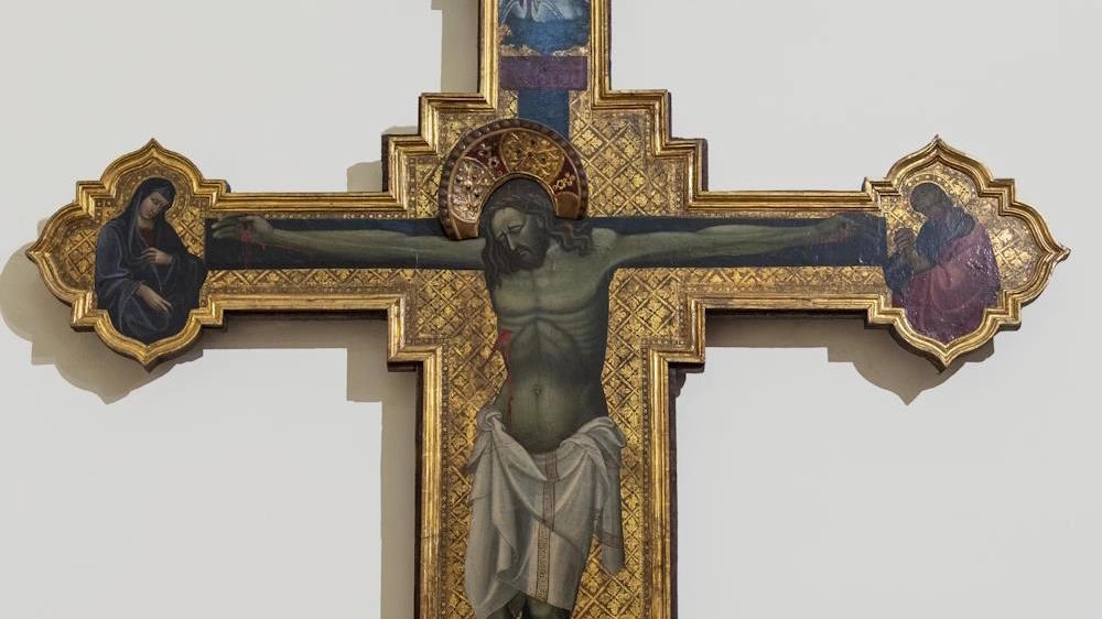 La maestosa Croce presente nel Duomo di Barga, attribuita da Federico Zeri al ’Maestro di Barga’ dalla quale deriva il nome dell’artista anonimo La maestosa Croce presente nel Duomo di Barga, attribuita da Federico Zeri al ’Maestro di Barga’ dalla quale deriva il nome dell’artista anonimo