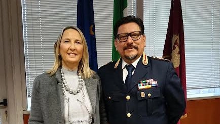 Nella foto da sinistra, Angela Lauretta nominata vice questore e Alessandro Rossi, vicario del questore Nella foto da sinistra, Angela Lauretta nominata vice questore e Alessandro Rossi, vicario del questore