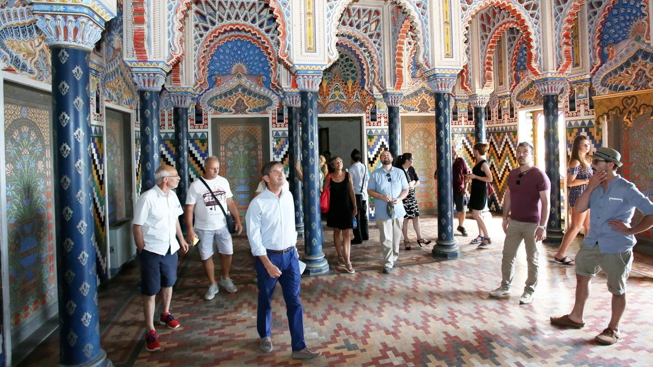 Una della sale del castello di Sammezzano