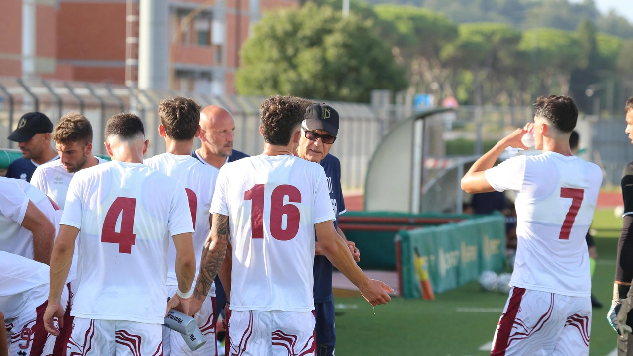 Menichini con la sua squadra (foto Bongianni/Germogli)