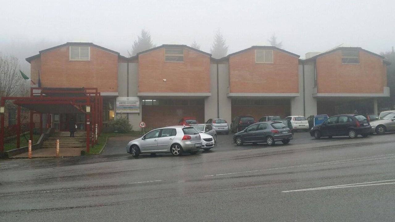 L’Itis di Abbadia San Salvatore dove c’è stato il crollo dei controsoffitti L’Itis di Abbadia San Salvatore dove c’è stato il crollo dei controsoffitti
