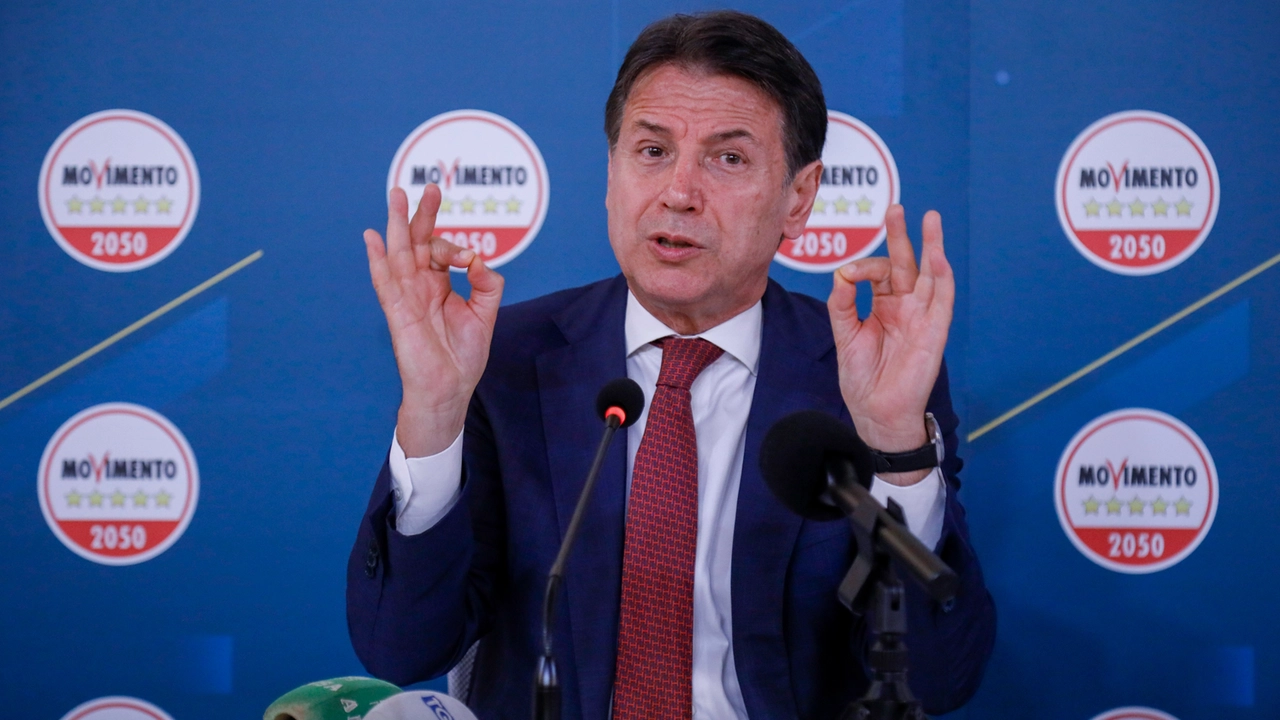 Giuseppe Conte, leader del Movimento Cinque Stelle: la formazione politica dice sì al campo largo con il centrosinistra