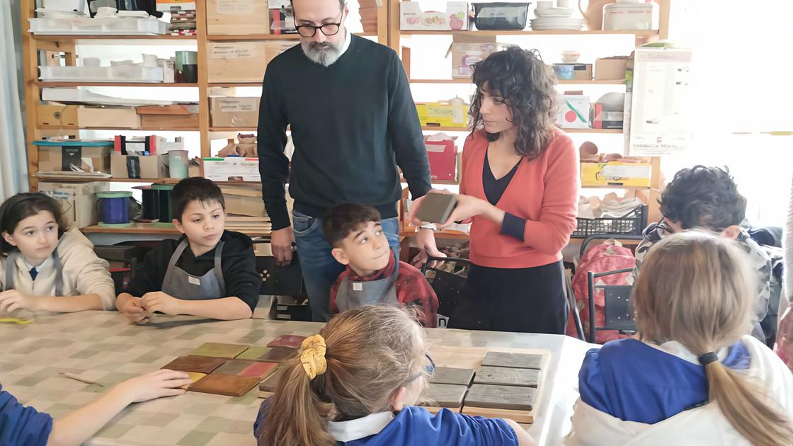 il mosaico artistico degli studenti si rilancia la terrazza panoramica