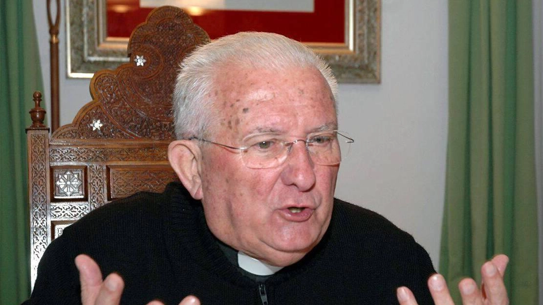 Don Pierino Gelmini, fondatore della Comunità Incontro di Molino Silla, ad Amelia, che dal 1979 aiuta i giovani a uscire dalle dipendenze