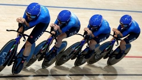 Le azzurre hanno chiuso al quarto posto nell’inseguimento a squadre Le azzurre hanno chiuso al quarto posto nell’inseguimento a squadre