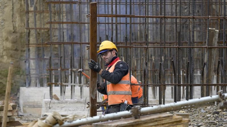 Un cantiere di lavori stradali Un cantiere di lavori stradali