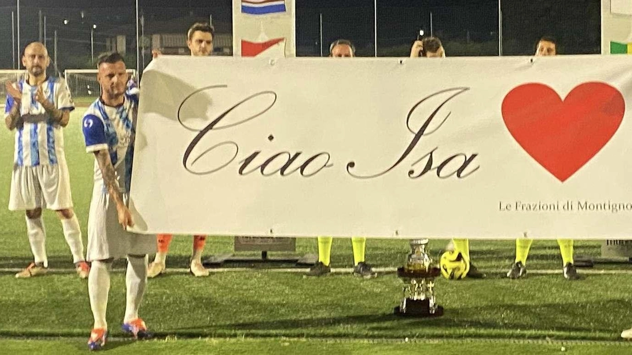 Il Torneo delle Frazioni ha voluto ricordare con uno striscione l’amica Isa Frediani