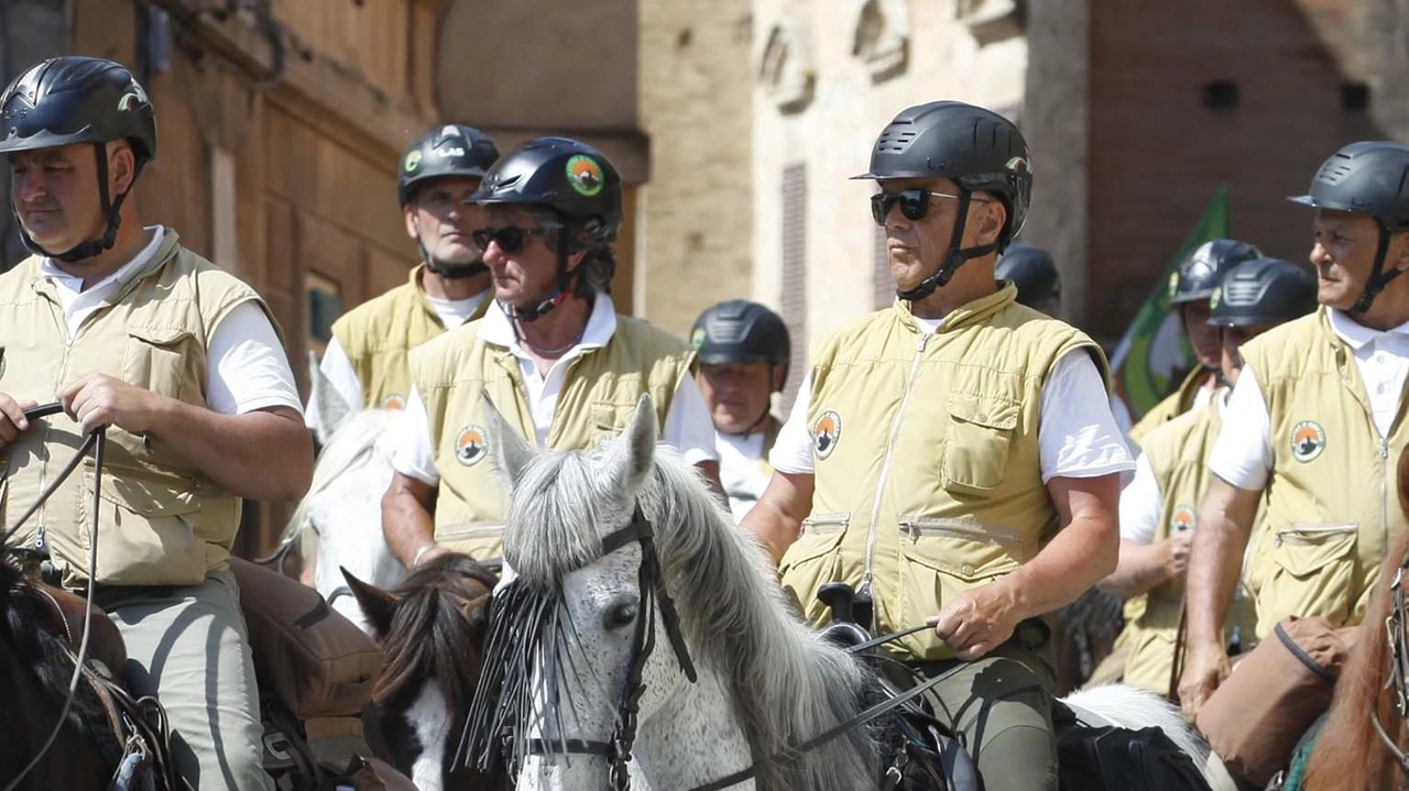 Ha fatto tappa a Siena l’Equiraduno del Giubileo. Ingresso da porta Camollia fino a Piazza del Campo