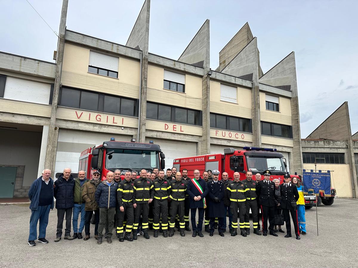 Cortona, completati i lavori per la climatizzazione della caserma dei Vigili del fuoco