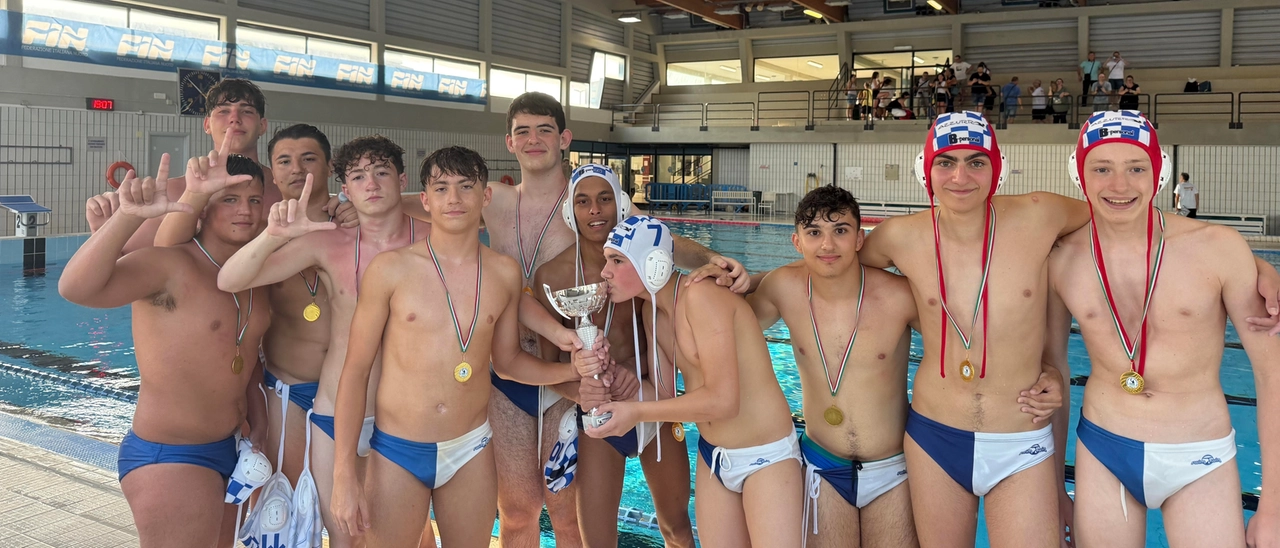 Pallanuoto, gli U16 dell'Azzurra si laureano campioni toscani