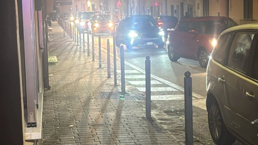 La situazione in via Fiorentina dopo le 18.30 La situazione in via Fiorentina dopo le 18.30