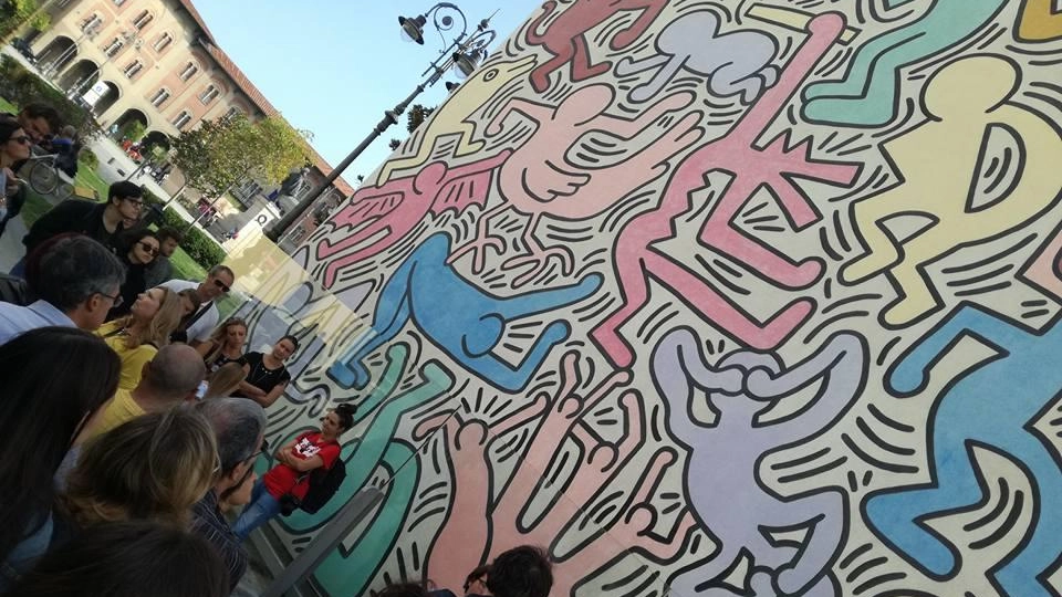 L’iconico murale «Tuttomondo» di Keith Haring