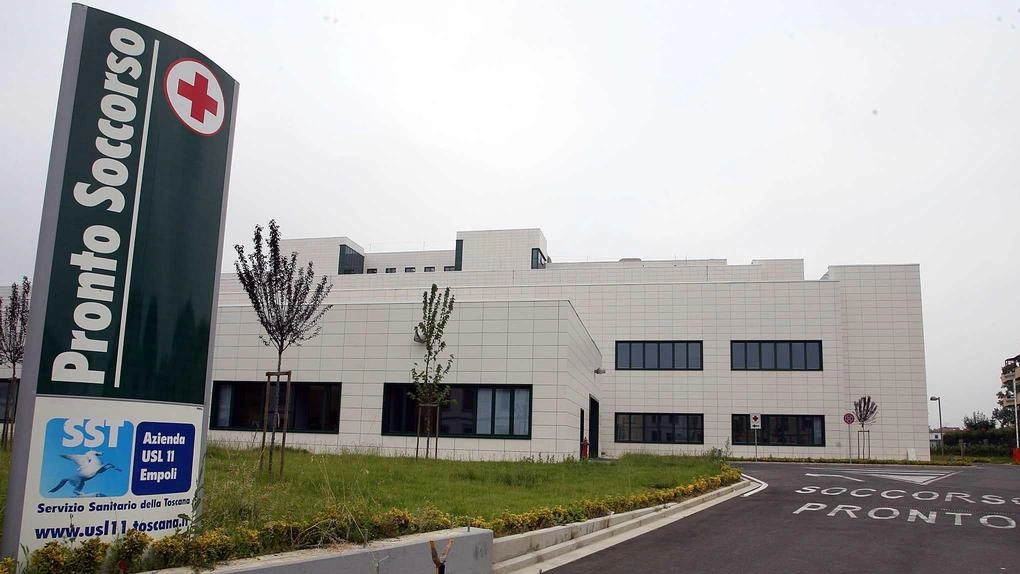 L’ingresso del pronto soccorso dell’ospedale di Empoli L’ingresso del pronto soccorso dell’ospedale di Empoli