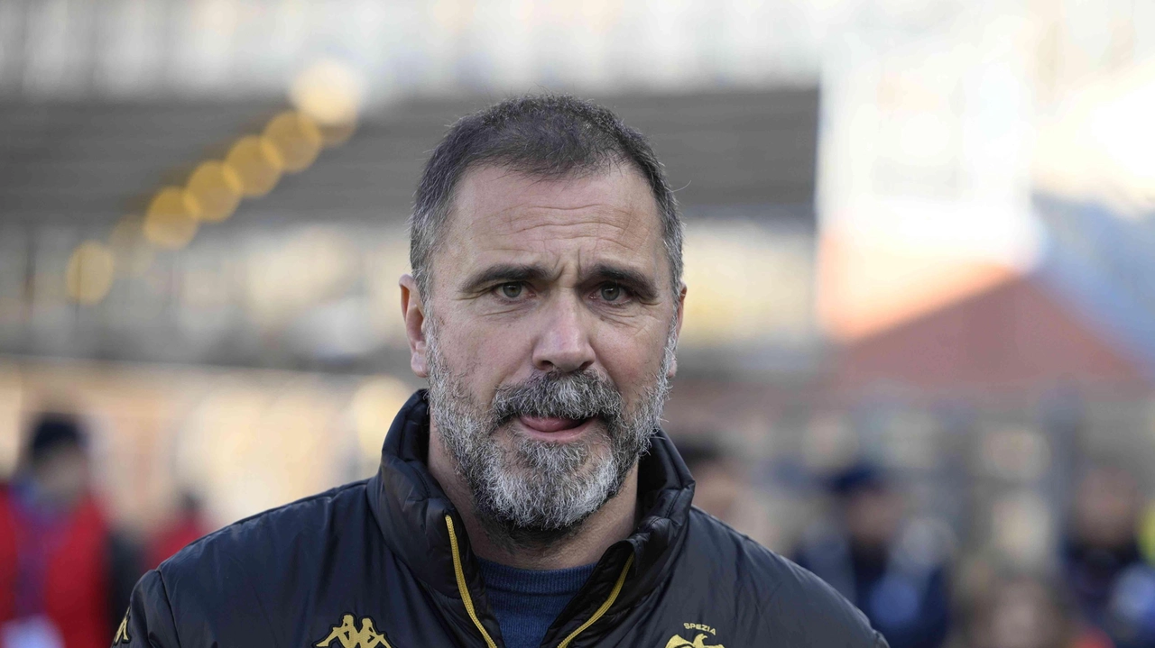 L’allenatore dello Spezia, Luca D’Angelo L’allenatore dello Spezia, Luca D’Angelo