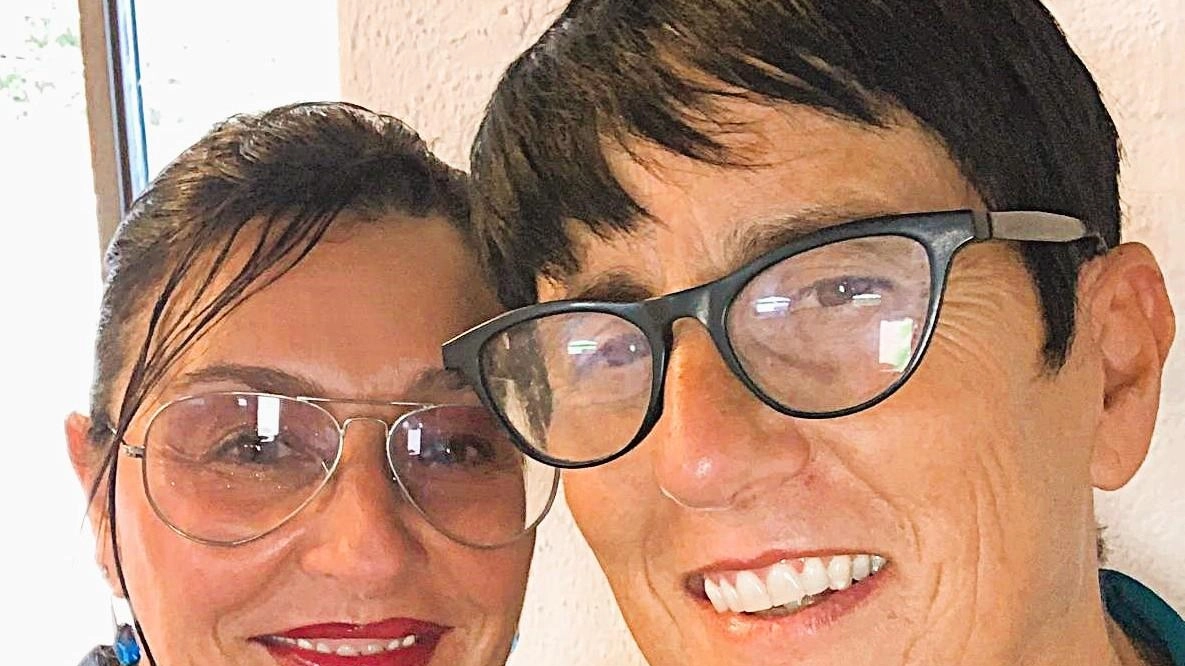 Lucilla Del Santo, curatrice della mostra ’Ut Pictura Poesis’ insieme all’assessore lericino. alla cultura Lisa Saisi