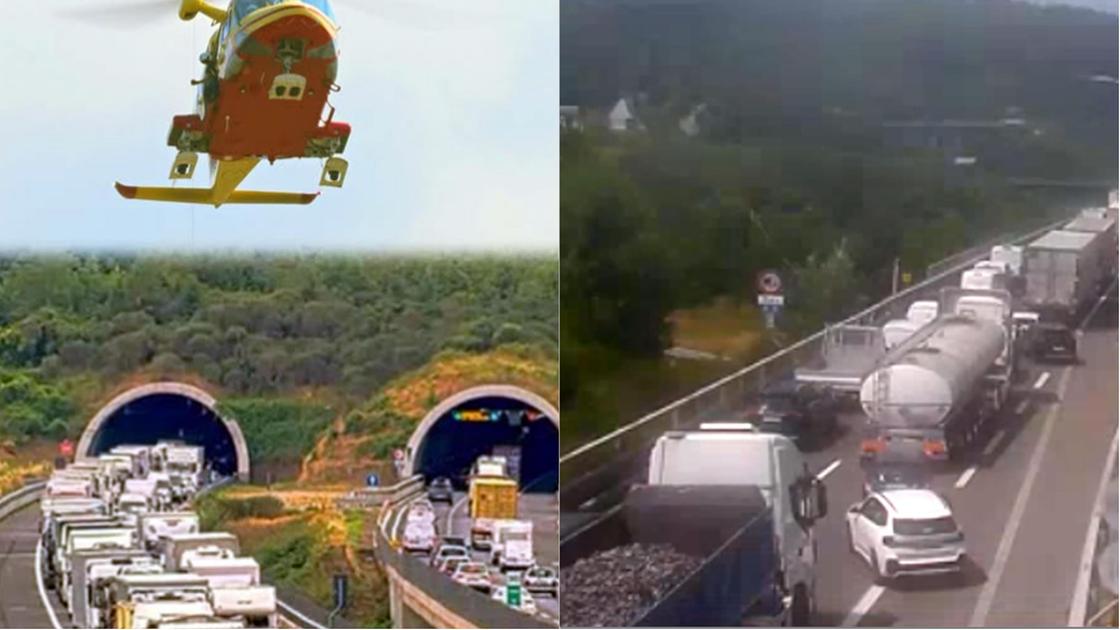 a1 tir travolge auto che si ferma sulla corsia di marcia la dinamica del tragico incidente