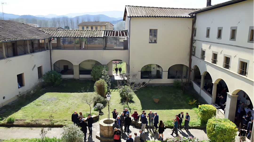 Il chiostro dell’ex monastero