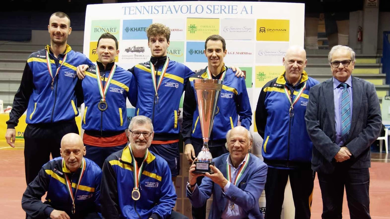 Apuania Tennistavolo sfida Messina nelle semifinali playoff scudetto