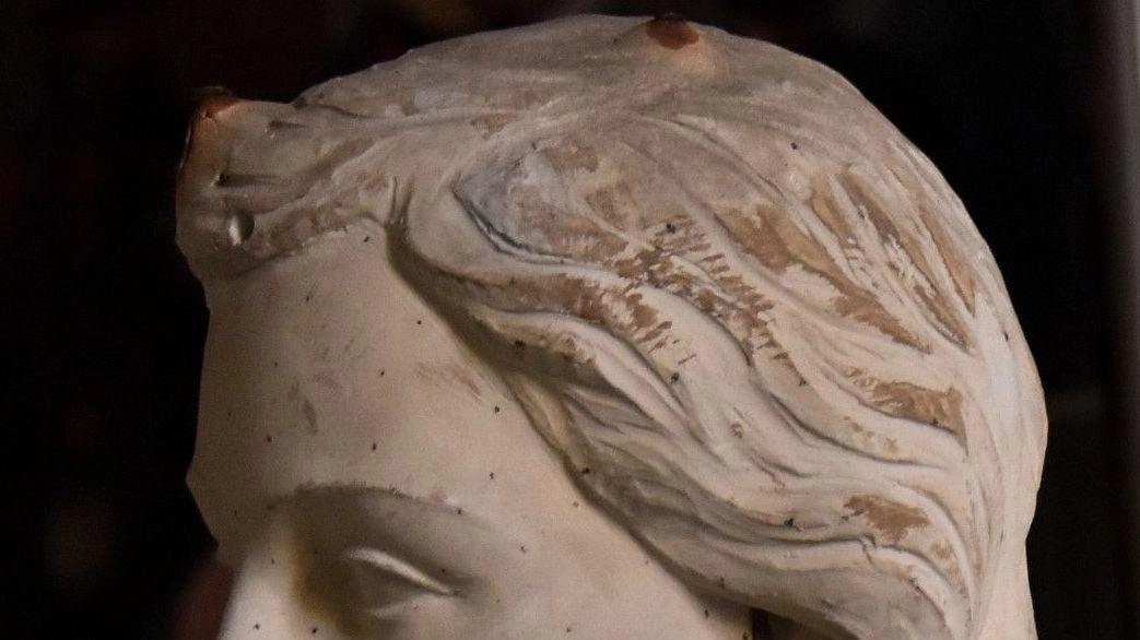 L’allestimento che la direttrice del Museo dei Bozzetti, Chiara Celli, ha pensato per la cappellina L’allestimento che la direttrice del Museo dei Bozzetti, Chiara Celli, ha pensato per la cappellina