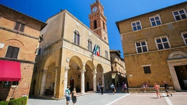Il centro di Pienza, una delle mete più gettonate dai turisti di tutto il mondo Il centro di Pienza, una delle mete più gettonate dai turisti di tutto il mondo