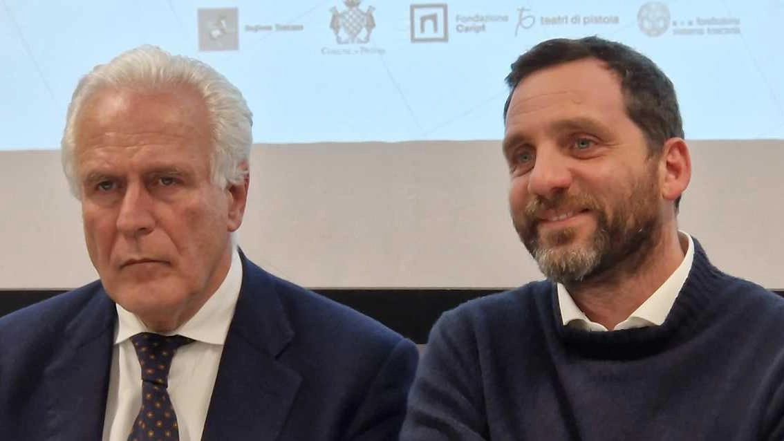 Eugenio Giani, presidente della Regione, e Alessandro Tomasi, sindaco di Pistoia Eugenio Giani, presidente della Regione, e Alessandro Tomasi, sindaco di Pistoia