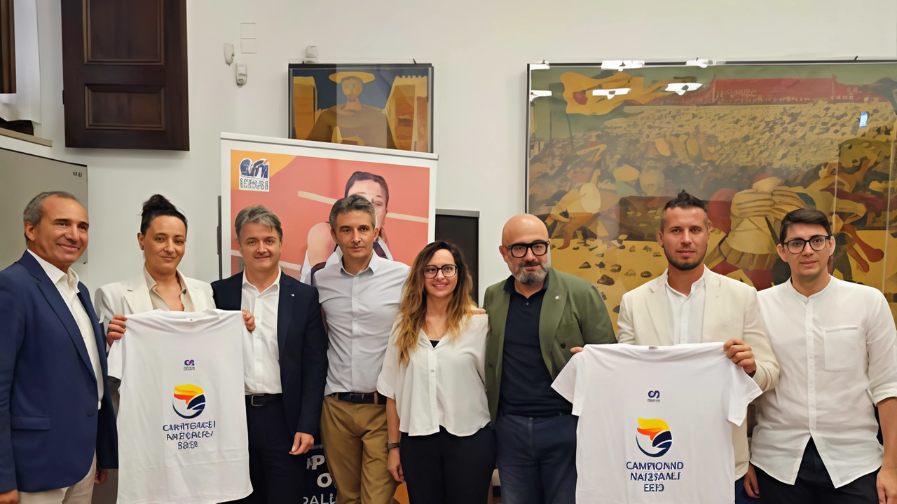 La presentazione della quattro giorni di volley La presentazione della quattro giorni di volley
