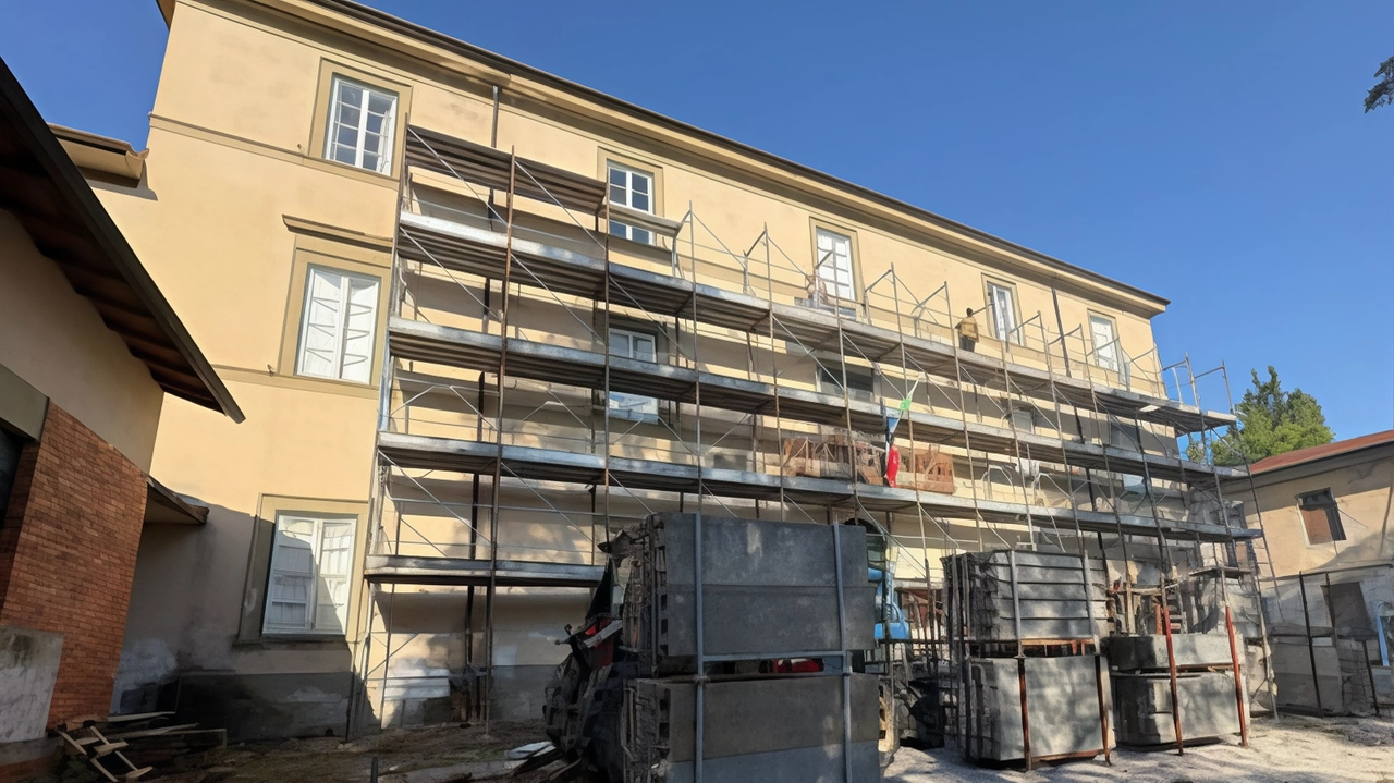 I lavori della Provincia di Lucca all’ex Villa Biancalana