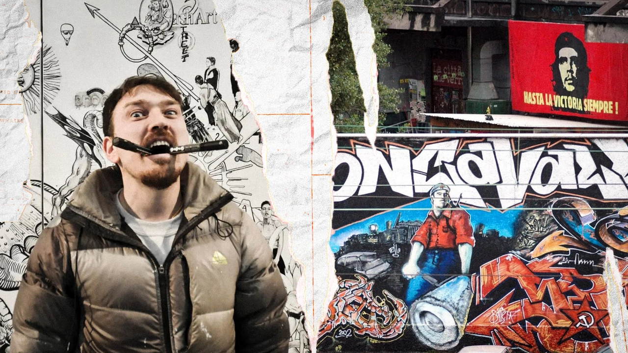 Ozmo, al secolo Gionata Gesi, e lo storico murale del Leoncavallo a Milano Ozmo, al secolo Gionata Gesi, e lo storico murale del Leoncavallo a Milano