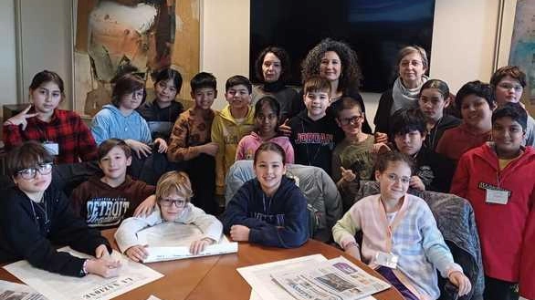 Graditissima visita in redazione, ieri mattina, degli alunni della classe VC della della scuola primaria Rossini, Istituto comprensivo Verdi di...